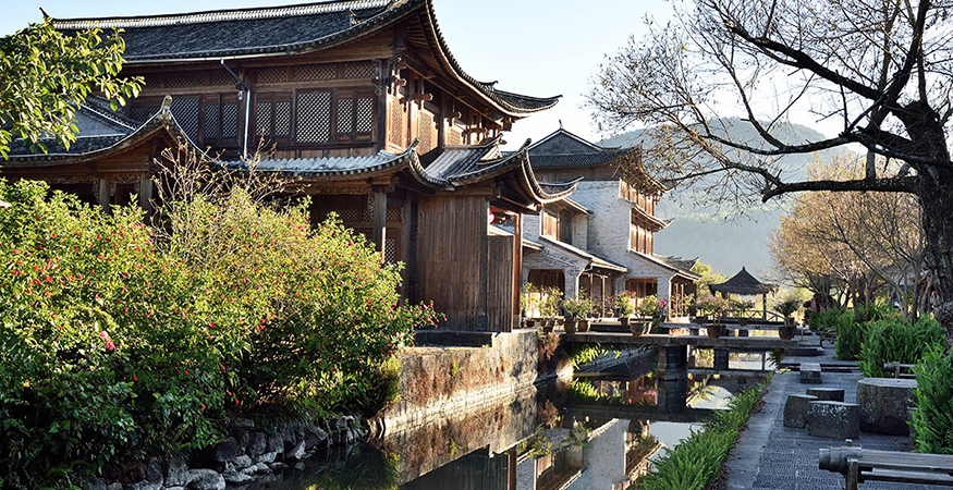 腾冲和顺古镇水岸